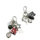 Карманные часы, гитара, механическая подвеска, креативный брелок для влюбленных