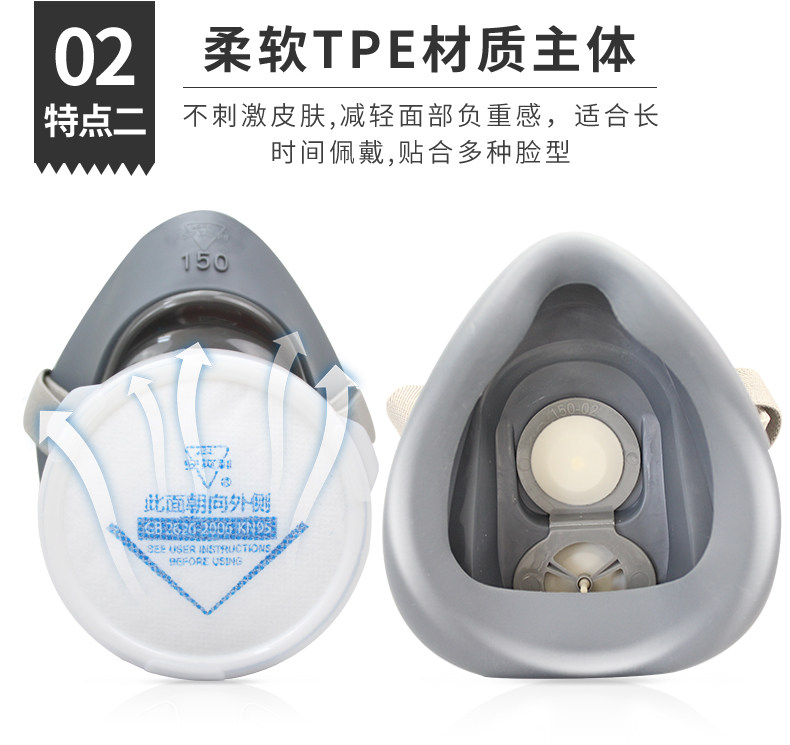 安爽利 KN95级别 工业防毒口罩 图8