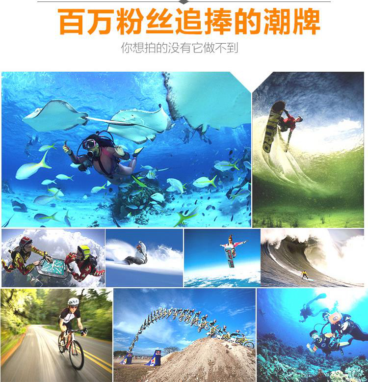 HD Mini Camera Mini Camera Thể thao ngoài trời Nhiếp ảnh Video Không dây chống nước lặn Mũ bảo hiểm Cưỡi - Máy quay video kỹ thuật số may quay