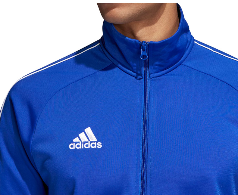 Adidas Adidas Core 18 PES áo khoác giản dị đào tạo bóng đá phù hợp với mùa xuân và mùa thu áo khoác thể thao nam áo khoác nam có mũ adidas