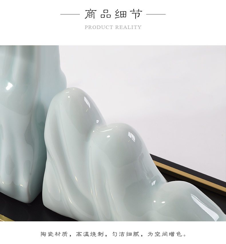 New Chinese style creative ceramic mountain furnishing articles the soft outfit zen floor sample room sitting room porch household act the role ofing is tasted