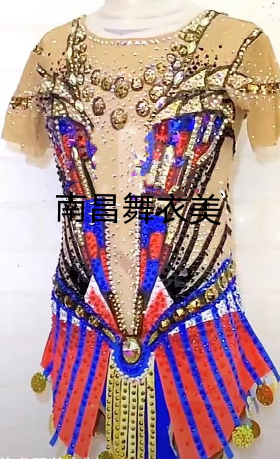 Prepared for children's art gymnastics competition in primary and secondary school aerobics and young children's dance gymnastics competition