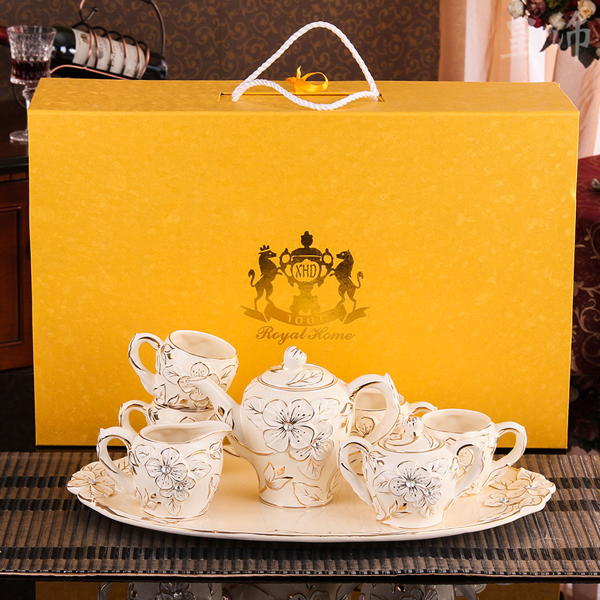 Royal European Ceramic Water Set Afternoon Tea Set Home Living Room Handicraft Decoration Wedding Gift - Taobao