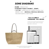 Небольшая дизайнерская пляжная вместительная и большая сумка на одно плечо для отдыха