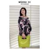 物著 Небольшая дизайнерская весенняя вместительная и большая сумка на одно плечо, сумка через плечо, в корейском стиле