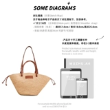 Небольшая дизайнерская корзина, соломенная сумка на одно плечо, сумка через плечо