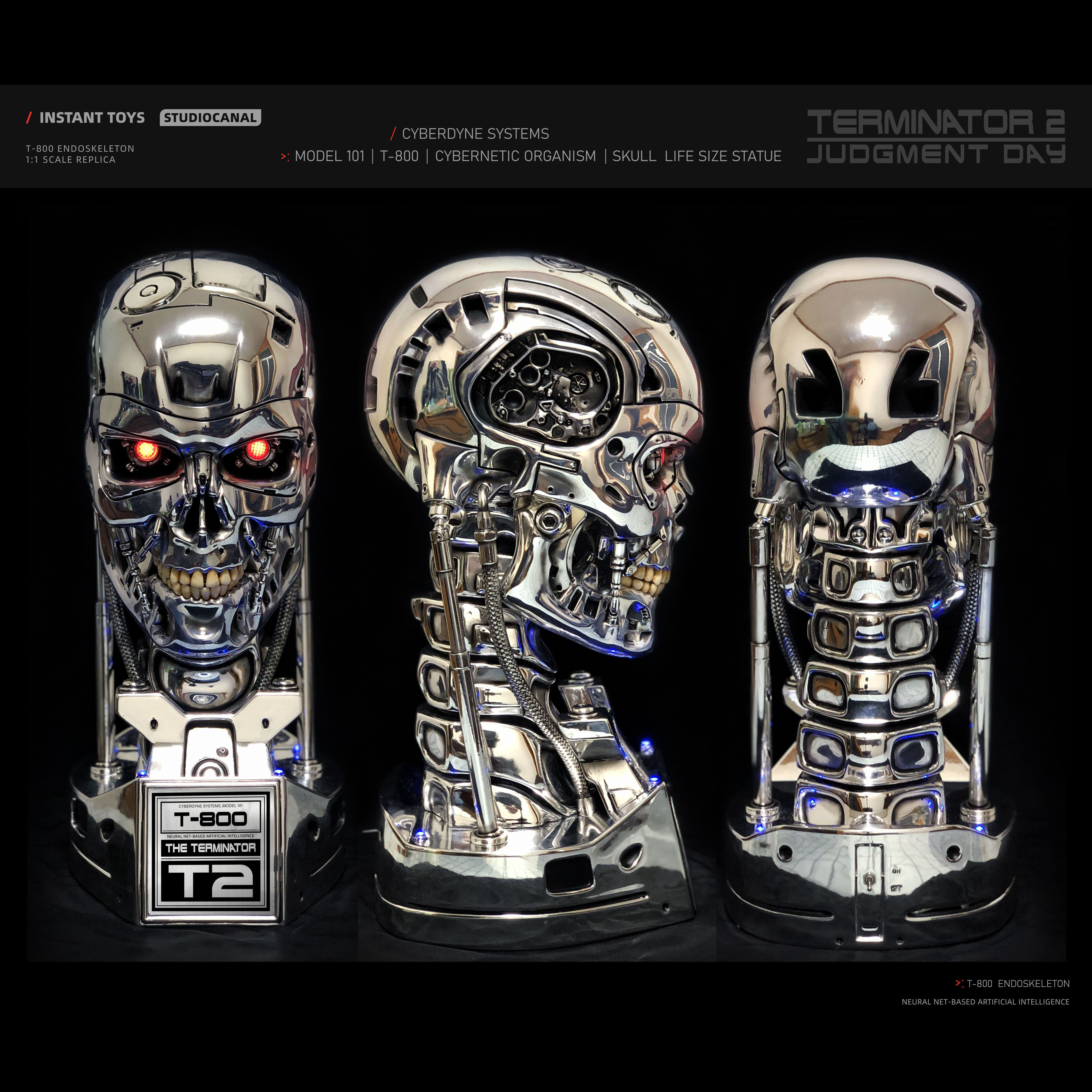 💀超震撼！T800终结者1:1骨模型，让你一秒穿越未来战场！🚀-兵人/雕像专区-淘宝好物网