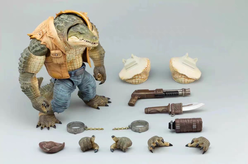 In-Stock Craftsman Alliance Furuilong Planet Series 1/12 Articulated Action Figure Wilderness Hunter Crocodile Croc