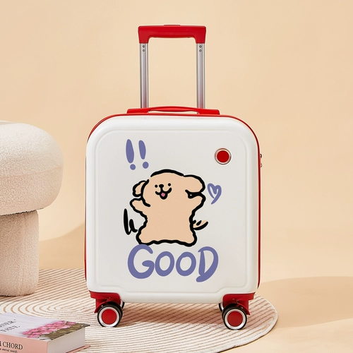 Мультяшный чемодан, коробка для путешествий с сидением, 18 дюймов