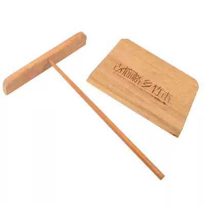 Bamboo Harrow, bamboo scraper, pancake fruit tool, push, kitchen spread lasagna, egg cake, electric cake pan