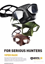 Italy MARES Snake Scorpion Beauty Mirror free diving mask new free diving fishing and hunting diving mirror