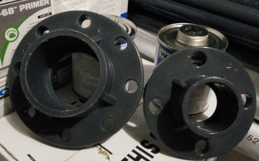 Large Sichuan UPVC flange integral flange sheet 32 40 40 63 63 75 75 90110140160200