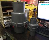 PVC check valve check valve check valve Dachuan card 25 32 40 50 63 75 90 110 160