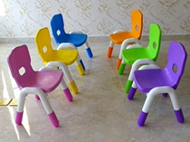 Kindergarten backrest chair childrens chair childrens bench plastic chair childrens non-slip seat baby eating chair