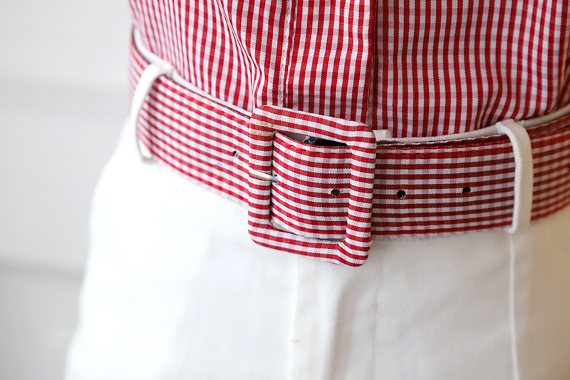 VK旗艦店 韓系娃娃領格紋襯衫修身短褲套裝無袖褲裝