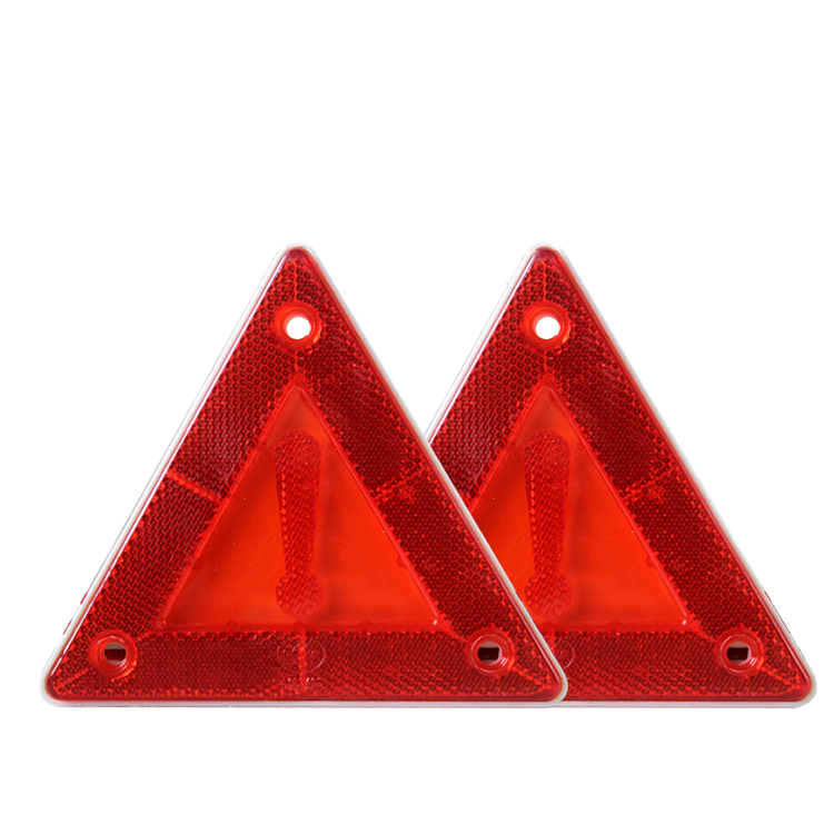 Small triangular plate large wagon hanging car tail triangular frame reflector reflecting plate rear lever warning sign ID card-Taobao