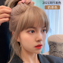 Milk Tea Color Hair Dye Cream New 2022 Pop Bubbles Foam Pure yourself at home Dyed Hair Girl white plants