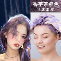 Sweet Potato Purple Foam Hair Dye Cream 2022 Pop color yourself Dyed Hair Pure Black Grape Purple plant