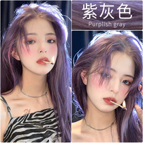 Purple Grey Hair Dye Cream 2022 Pop color yourself Dyed Hair Pure Grape Black Purple Plant Bubble Foam