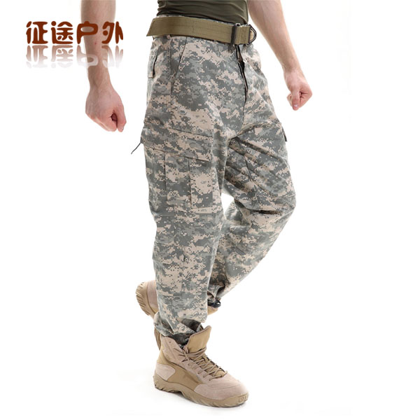 ACU Engineering Pants Men Loose Casual Gats Plus Size Multi-Bag Wear Resistant Tactical Pants CP All Season Sports Pants