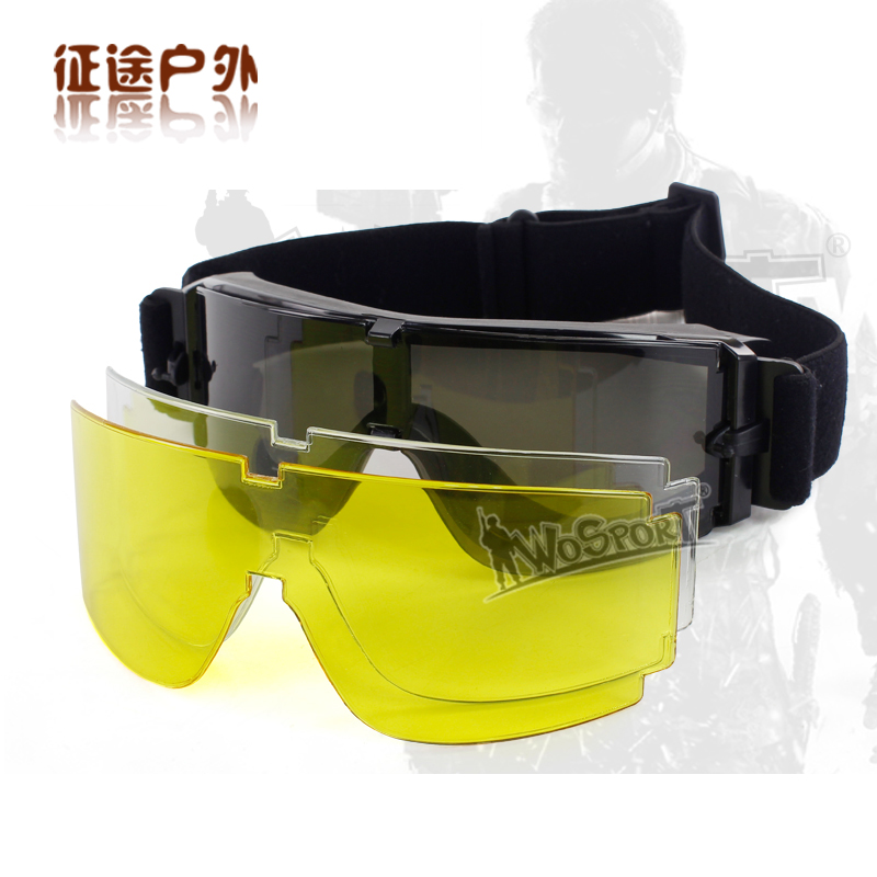 American tactical goggle X800 goggle men riding windproof anti-fog and shock-proof real time CS goggle