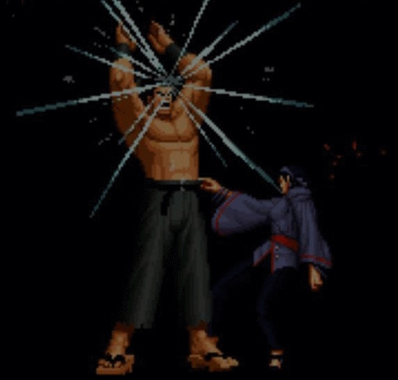 King of Fighters 97 joystick keyboard chip one key out of the move macro auxiliary one key must kill the gate no responsibility one key Arashi no Mountain