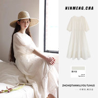 [The Fairy Clothes and the Britts, the French-style heavy-worked roses with a white, 2023 summer dress]