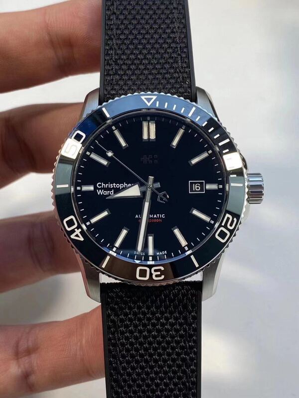 British Brand Christopher Ward Men's Swiss Mechanical Movement Watch