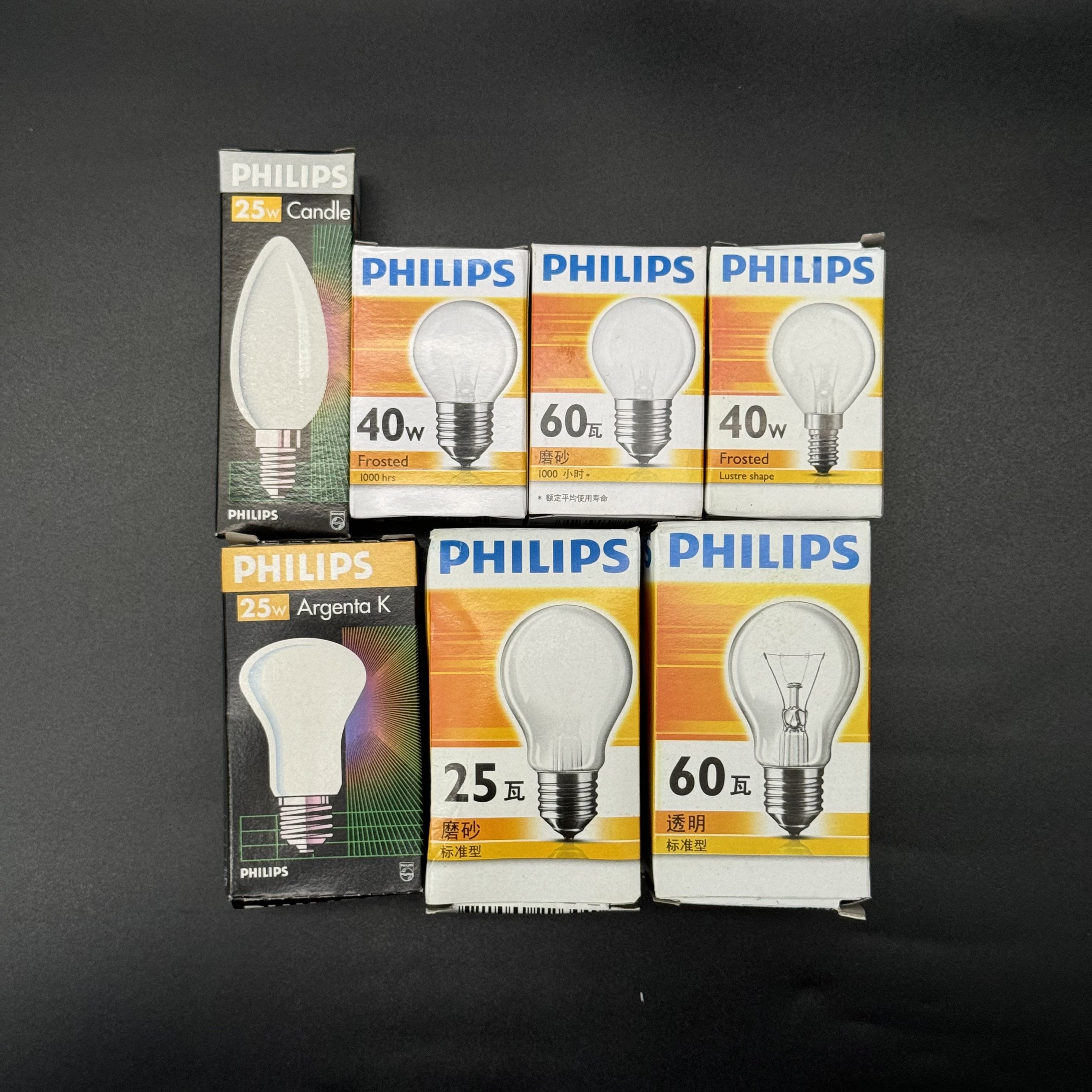 飞利浦E27钨丝灯泡2700K黄光磨砂灯，复古氛围感拉满！-直管荧光灯-淘宝百科网