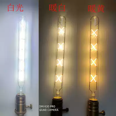 Strip LED bulb tube Piccolo Middle flute warm white wall lamp hanging energy-saving long filament 2 Watts 4 Watts 8 watt bulbs