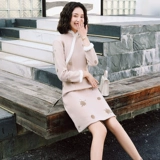 Зимнее ципао, утепленный пуховик, зимний легкий милый лонгслив, 2021 года, светлый стиль, облегающий крой