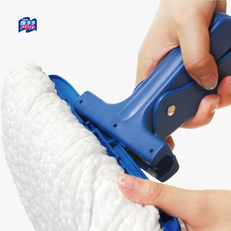 Kangduoduo Japan Pro Commercial Mop, Household Strong Absorbent Mop, Microfiber Cotton Line Water Mop