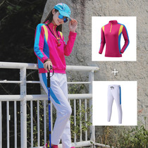Outdoor quick-drying pants sports suit women Spring and Autumn leisure sportswear hiking large size breathable two-piece set