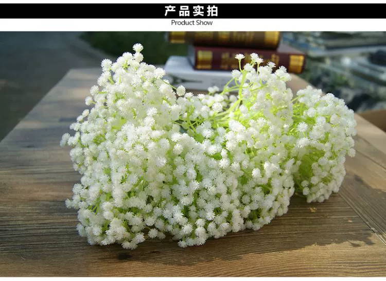 Gypsophila mô phỏng hoa trang trí nhà trong phòng ngủ đám cưới với hoa nhựa hoa nhân tạo phòng khách hoa trang trí hoa - Hoa nhân tạo / Cây / Trái cây