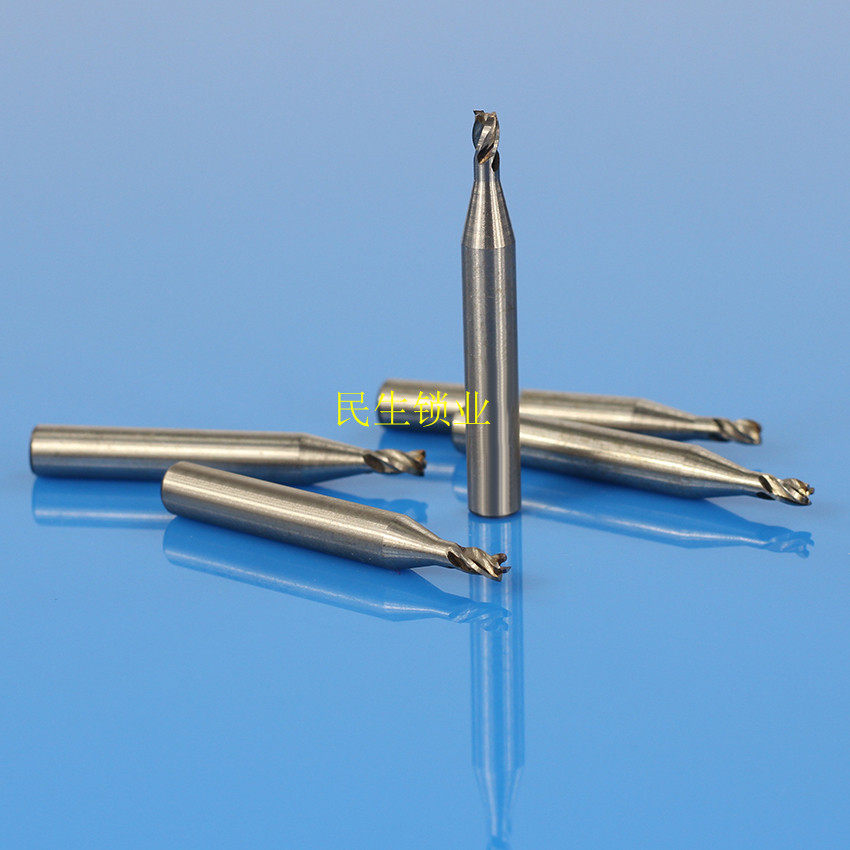 White steel 1 2mm vertical matching key machine accessories with key machine key remake machine perforated drill bit milling cutter cutter