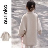 Детское двусторонное кашемировое шерстяное пальто, детская весенняя куртка, увеличенная толщина, детская одежда, в стиле Шанель, в западном стиле