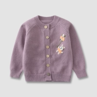 Сиреневый кролик, свитер, кардиган, 7 дней