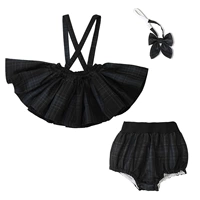 Платье, безопасные штаны, галстук-бабочка