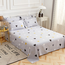 Customized pure cotton bed sheet single piece double bed 3 meters large bed 3 5 large tatami 4 5m cotton twill anti-single pillowcase