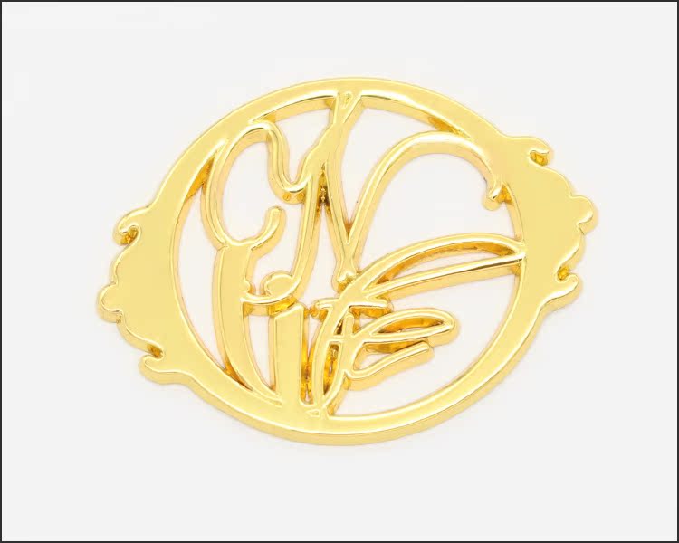 Kim loại cao cấp thương hiệu thẻ logo hành lý thương hiệu hợp kim dấu hiệu quần áo phụ kiện dấu hiệu kim loại tùy chỉnh - Thiết bị đóng gói / Dấu hiệu & Thiết bị