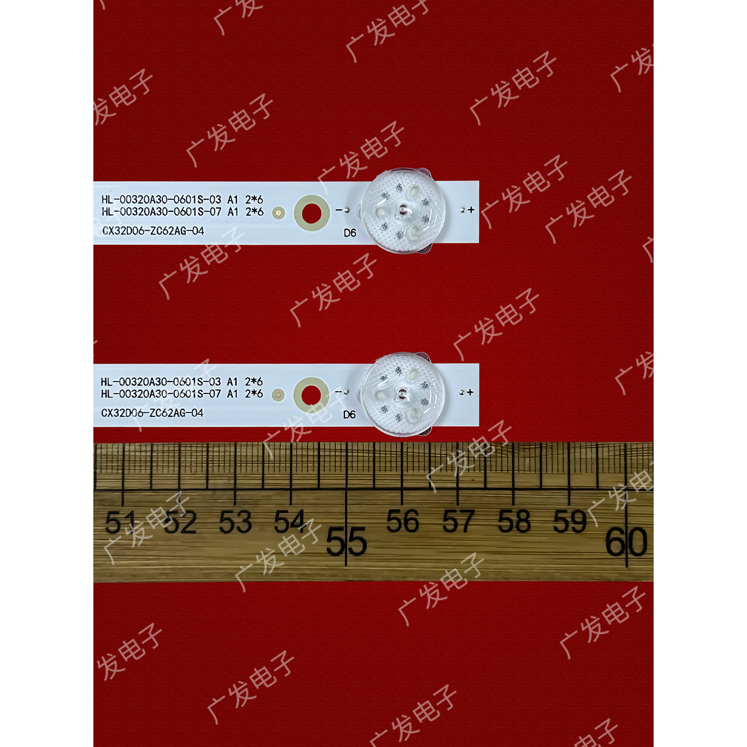 32-дюймовый 6 свет HL-00320A30-0601S-07 A1 2*6 световая лента JL.D32061330-006as-M