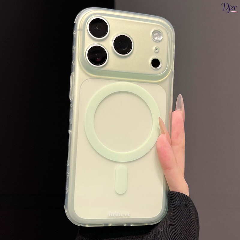 British Ice Fog Silicone Matte Frosted Case Suitable for Apple iPhone 18 Pro Max, New 17 Pro, 16 Pro with Magnetic Charging, Full Coverage for 15, 14 Pro Max, Women's 13 Silicone Anti-Drop Protective Case