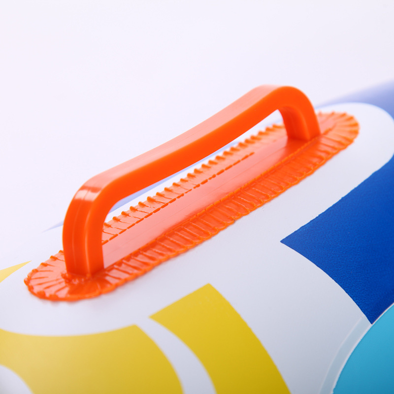 Sáng tạo bé vỉ nhựa PVC ghế bơm hơi dày trẻ em bơi vòng Q dễ thương bé đầu ghế - Cao su nổi phao tay cho bé