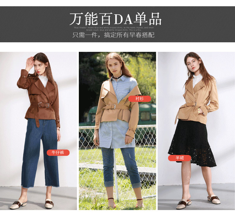 Trench pour femme BETU   en Polyester - Ref 3225713 Image 12