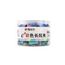 (Phoenix Xinhua Bookstore Flagship Store) Morning Light Clip Stationery Color Long Tail Clip Dovetail Clip File Clip Book Clip Small Iron Ticket Clip Mixed Phoenix Tail Clip Extra Large Office Fishtail Clip