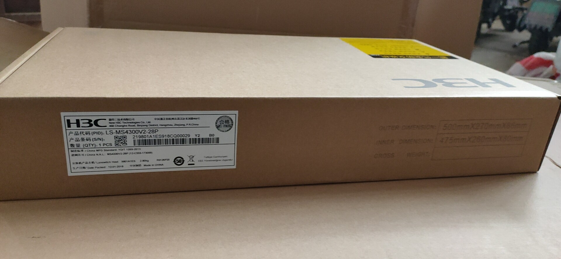 H3C LS-MS4300V2-28P switch