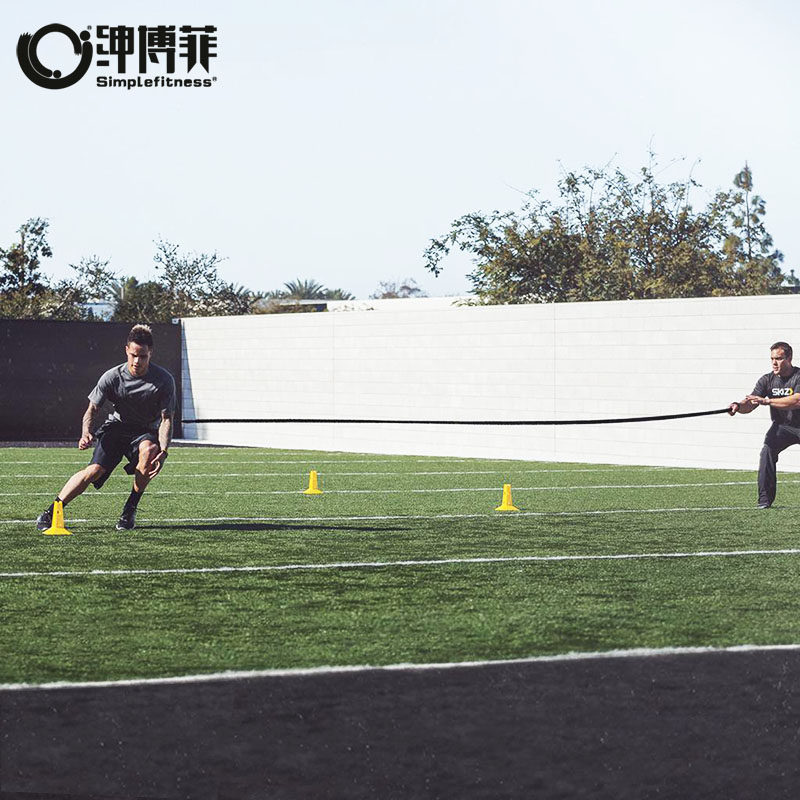 Strong load physical training device strong pull resistance training 360 ° strap thick pull rope explosive force exerciser