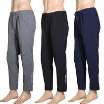 Foreign trade day single men and women Summer and autumn thin four-sided elastic sports leisure trousers ankle-length pants golf walking Tide pants