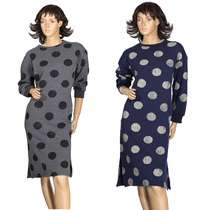 Foreign trade Daily single export Japanese womens winter New inner velvet warm bathrobe robe home clothing pocket pajamas