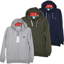 Foreign trade day single men autumn and winter plus velvet warm sports leisure long sleeve hooded T-shirt sweater golf coat